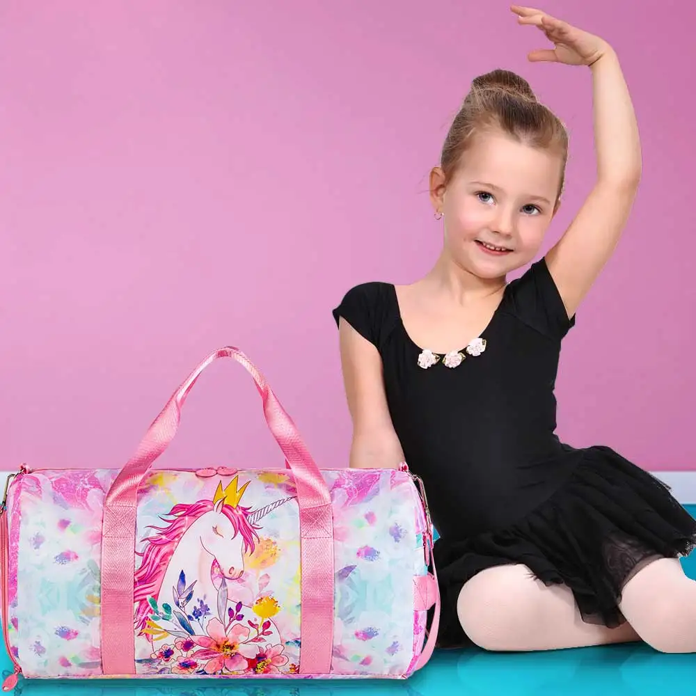 Bolsa de Viaje Mujer Bolsa de Deporte Chica Bolsa de Gimnasia Niña Bolsas  de Baile para Niña Bolsa de Entrenamiento Niña para Gimnasia, Natación