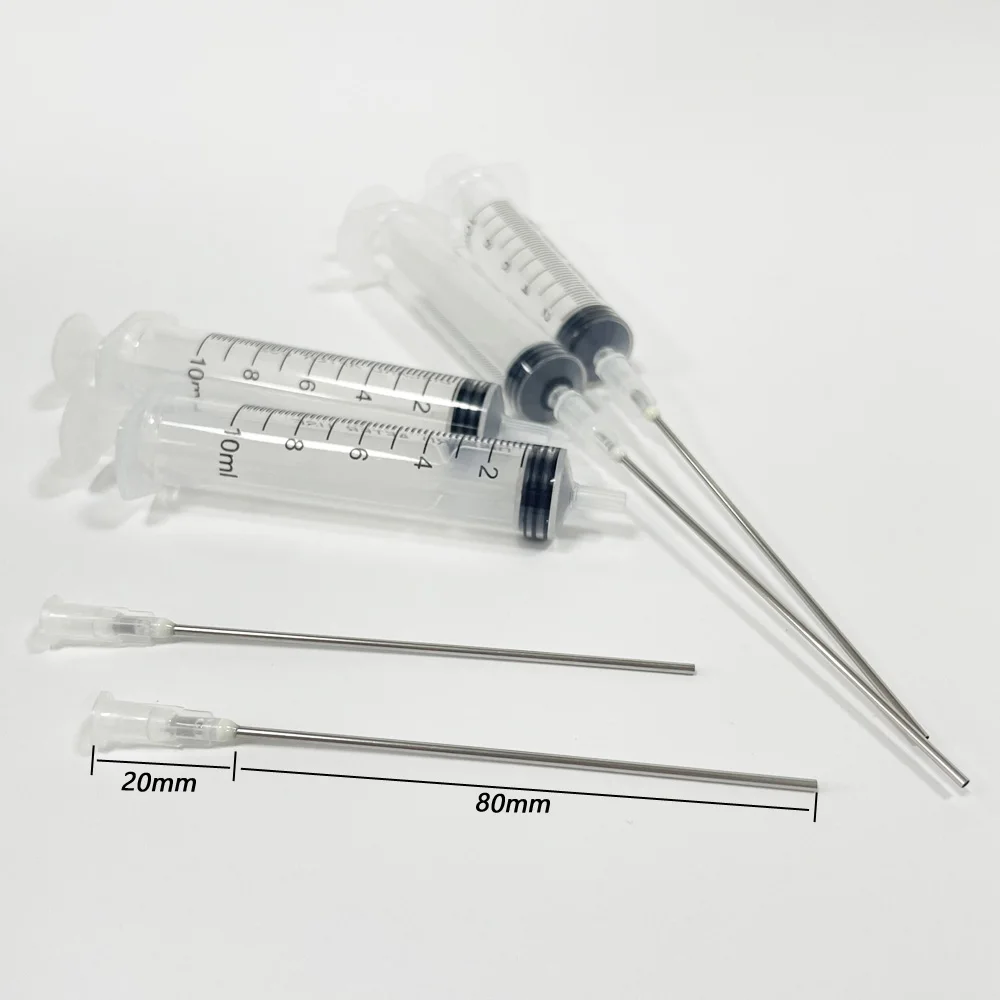 4PCS Ink Refill Tool 10ml Syringe With Blunt Needle For EPSON Canon HP Brother CISS Tank Refillable Cartridge Refilling Ink Kit