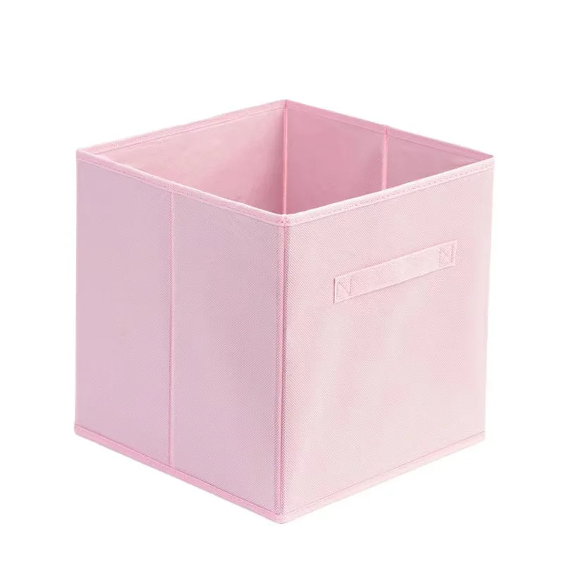 Canvas Storage Box Foldable Storage Box Miscellaneous Box Drawer Organizer Portable Wardrobe Organizing Solution