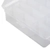Plastic Box Storage Box 24 Grid Clear Metal Parts Sewing Accessories Craft Parts Electronic Parts Transparent Lid 4