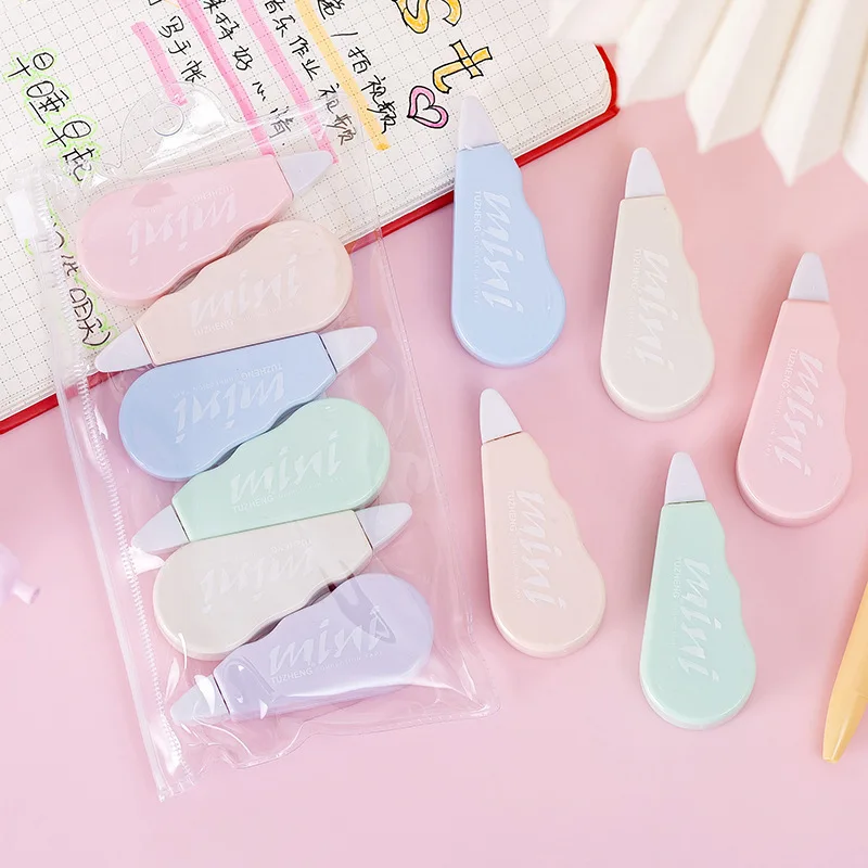 

1 Set/6 Pcs Cute Kawaii Candy Correction Tape Altered Tools School Office Corrector Korean Stationery Supplies