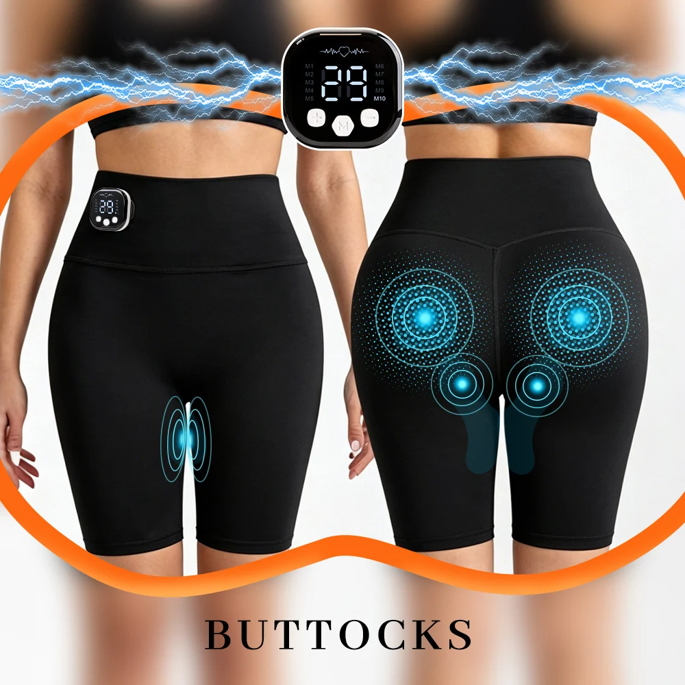 Smart EMS Trainer Shaping Fitness Buttocks Lifting Device Muscle Stimulator Hip Tightening Butt Up Massager_voghion.com