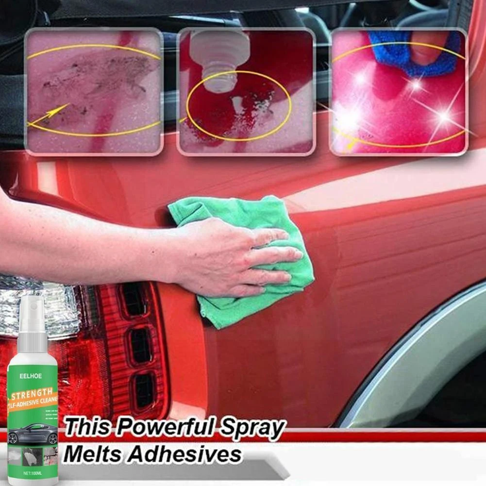 60ml Self Adhesive Cleaner Automobile Adhesive Remover Remover Window Adhesive Spray Strong Detailing Adhesive Glue Label C G4o7