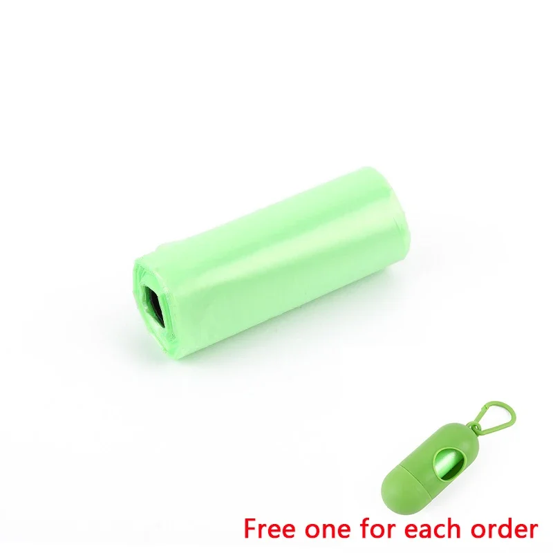 thumbnail image 1 of 120 rollos de bolsas para excrementos de perro, 15 bolsas por rollo, bolsas grandes para desechos de gatos, bolsas de basura de repuesto para limpieza del hogar al aire libre para perros, suministros, 1 of 5