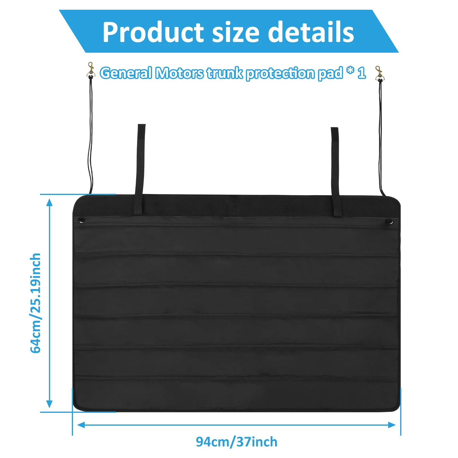 Nonslip Wear-Resistant Foldable Trunk Mat & Bumper Protector