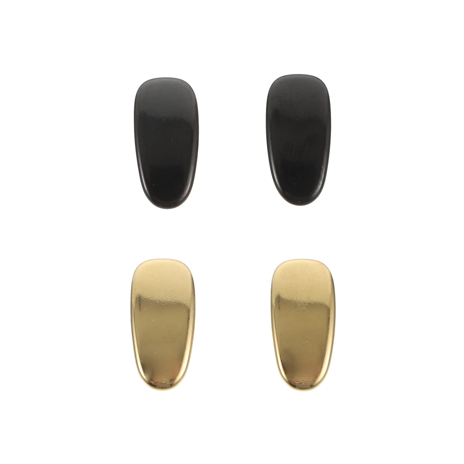 

2 Pcs Glasses Nose Pads Patch Accessories Simple Anti-skid Anti-slipping Titanium Accessory