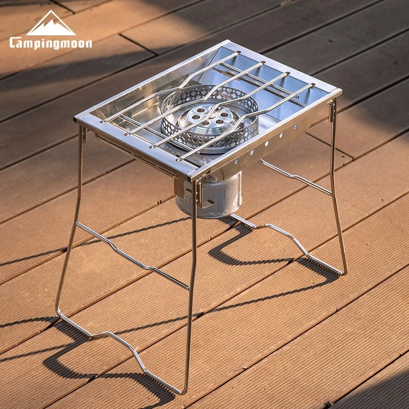 CAMPINGMOON CK-25PG Stainless Steel Korean Style Furnace Plate 3