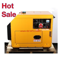 Dacpower Hot Sale Portable Prime Power 50Hz 60Hz 6.0kw Engine 192F Air Cooled Silent Diesel Generator for Home Use