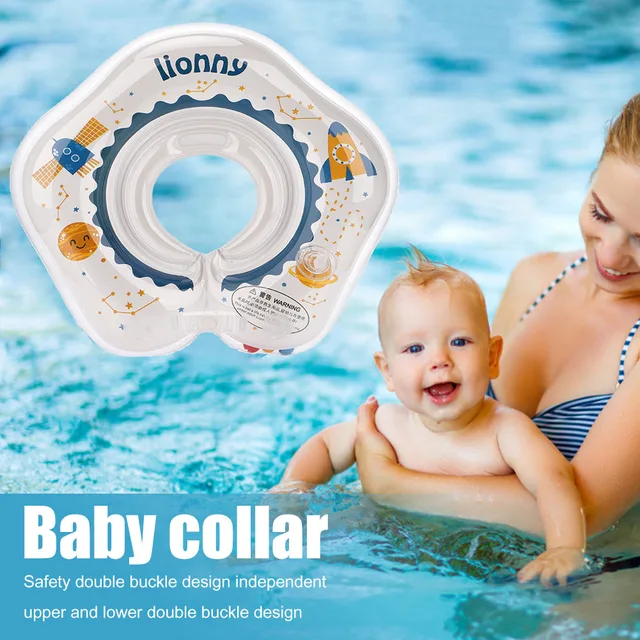 Baby Swimming Neck Ring Newborn Infant Safety Inflatable Swimming Ring Floating Circle Bathing Swimming Pool Accessories 1