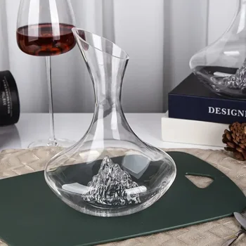 Crystal Glass Red Wine Decanter Set Household Wine Glass Quick Thickening Personality Creative European Wine Jug 1