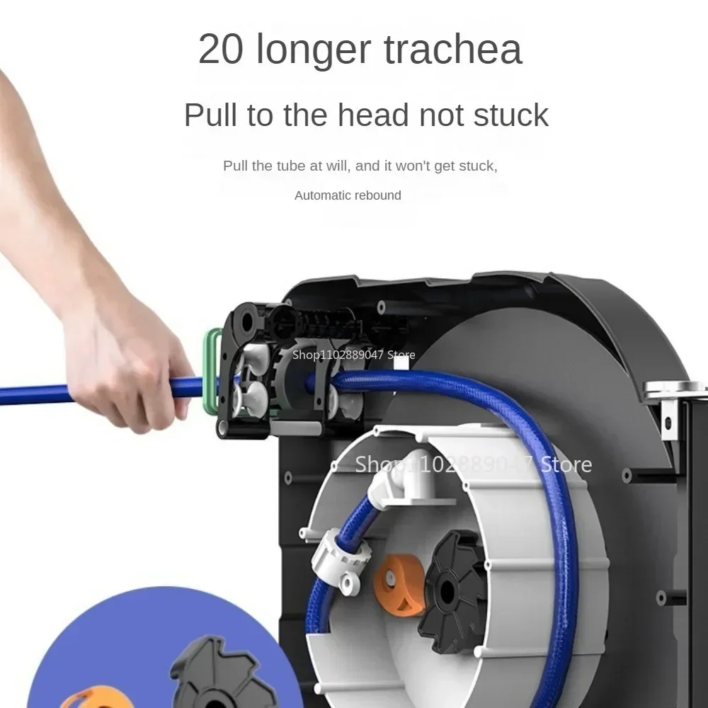 Automatic Retractable Pipe Winder Air Drum High Pressure Water Drum Repair 20 Meters Gas Pipe Winder Pneumatic Tool pipe winder
