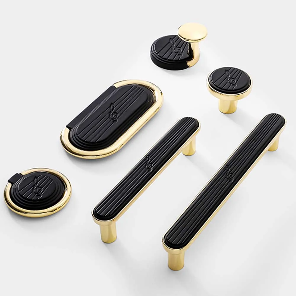 

European-style Wardrobe Door Handle Nordic Light Luxury Invisible Kitchen Drawer Cabinet Handle TV Cabinet Bedside Table Handles