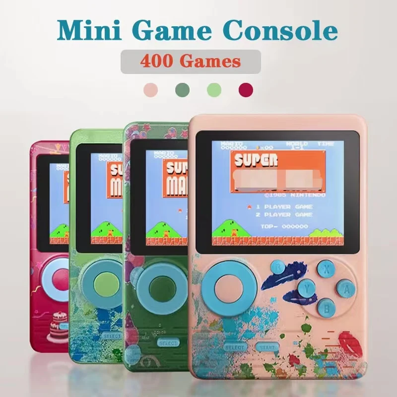 RetroPortableMiniTVHandheldVideoGameConsole8Bit28InchColor