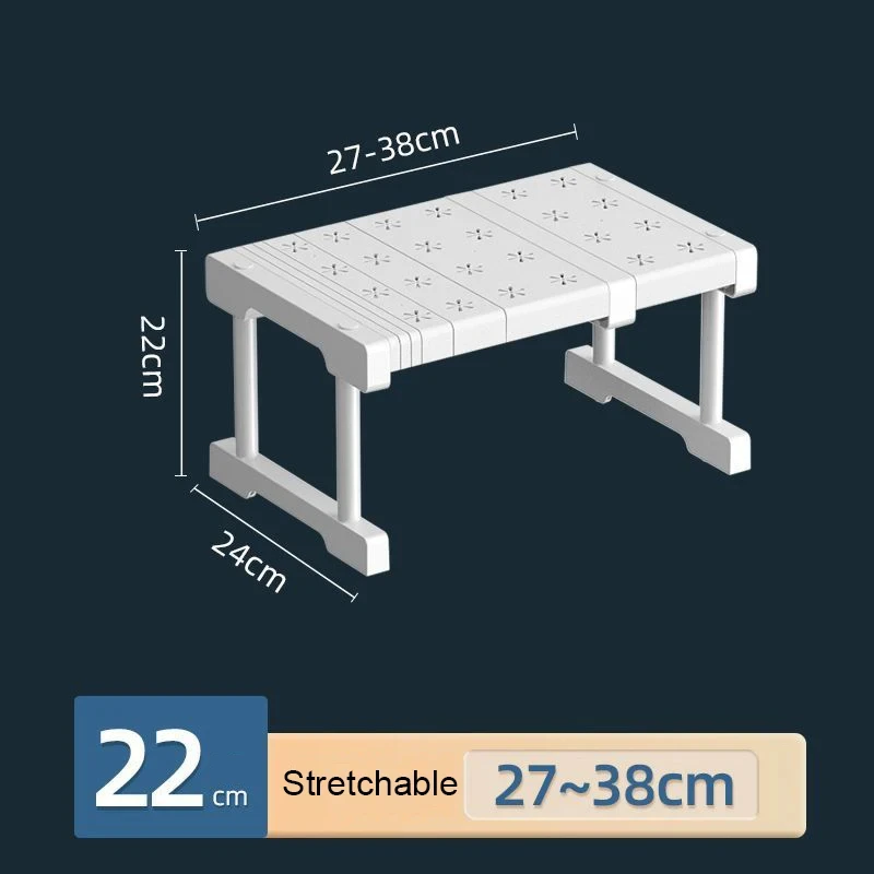 Estante de armario organizador de armario, estantes apilables, estante de almacenamiento de ropa, tablero divisor de armario ajustable sin perforaciones telescópicas