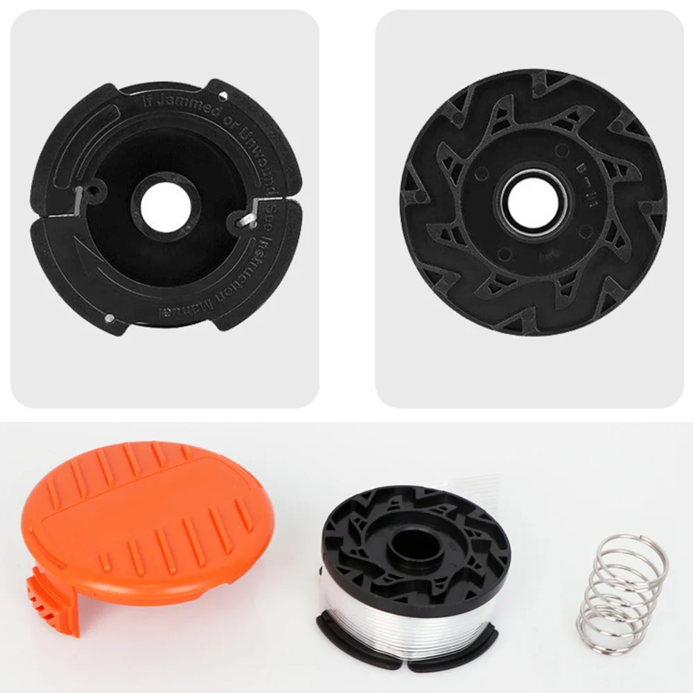 Spool & Line For Black & Decker GH400 GH500 GH600 GH900 GH912 Lawn Mower Replacement Parts Lawn Mower Garden Tool
