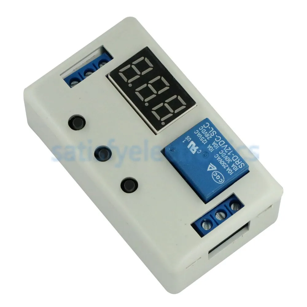 

NEW 12V LED Automation Delay Timer Control Switch Relay Module with case