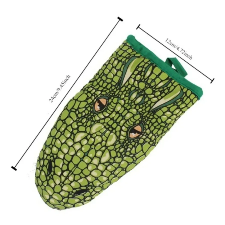 Microwave Gloves Heat Insulation Silicone Baking Gloves Oven Mitt Pot Holder Nonslip Grilling Pad Hand Clip for Kitchen