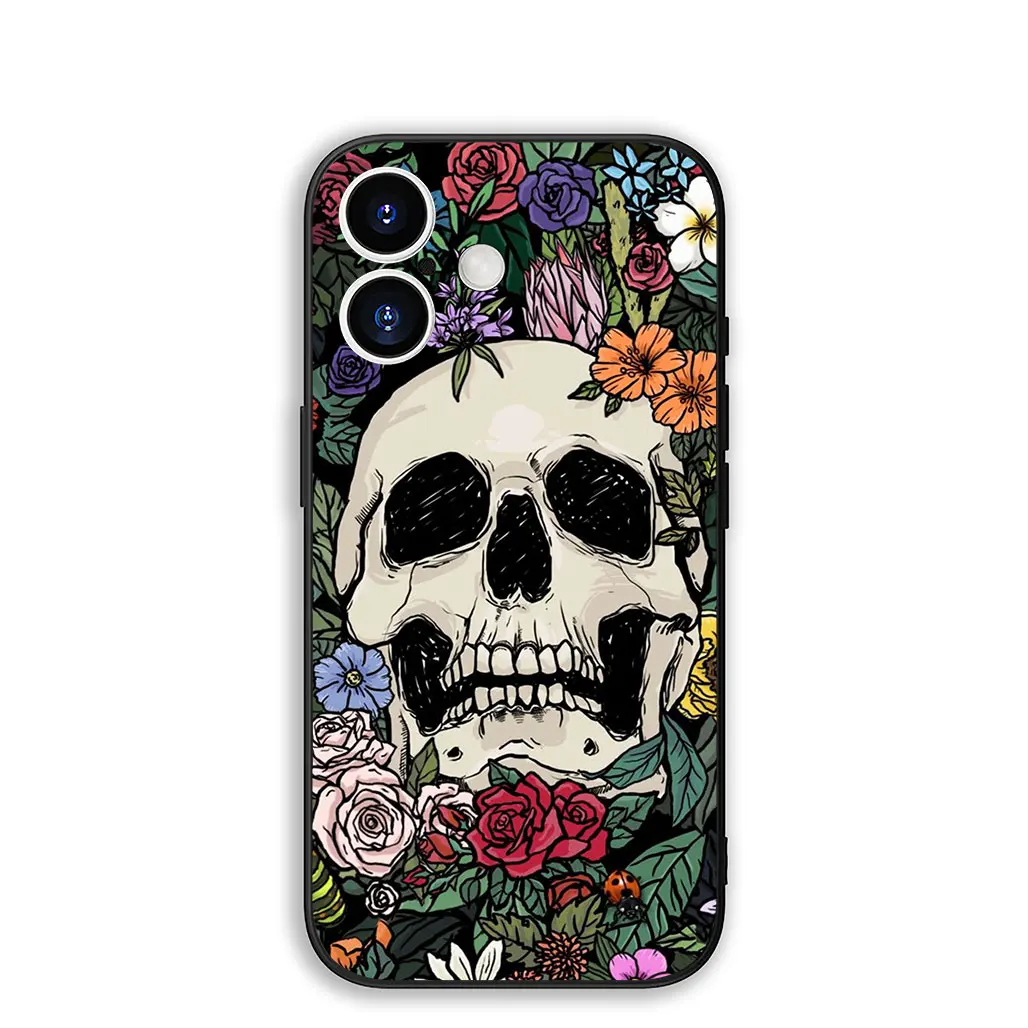 Little Ghost Halloween Pumpkin Flower Phone Case
