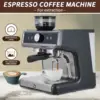 Espresso Machine with Grinder, Professional Espresso Maker with Milk Frother Steam Wand, 20 Bar Barista Cappuccino Machine,1450W 1