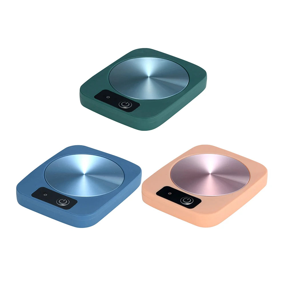 Electric Coffee Mug Heating Coaster Constant Temperature Tea Water Warm Mat Lightweight Coffee Cup Heater Safe for Holiday Gifts