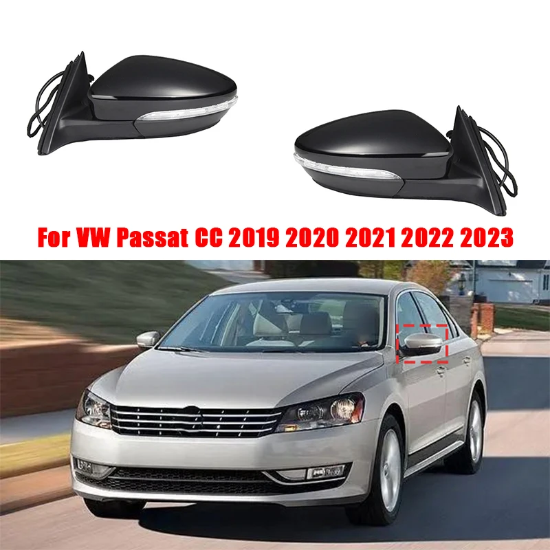 

Auto Outside Door Rearview Mirror Assemblys 9/15PIN For VW Passat CC 2019 2020 2021 2022 2023 Car Accessories