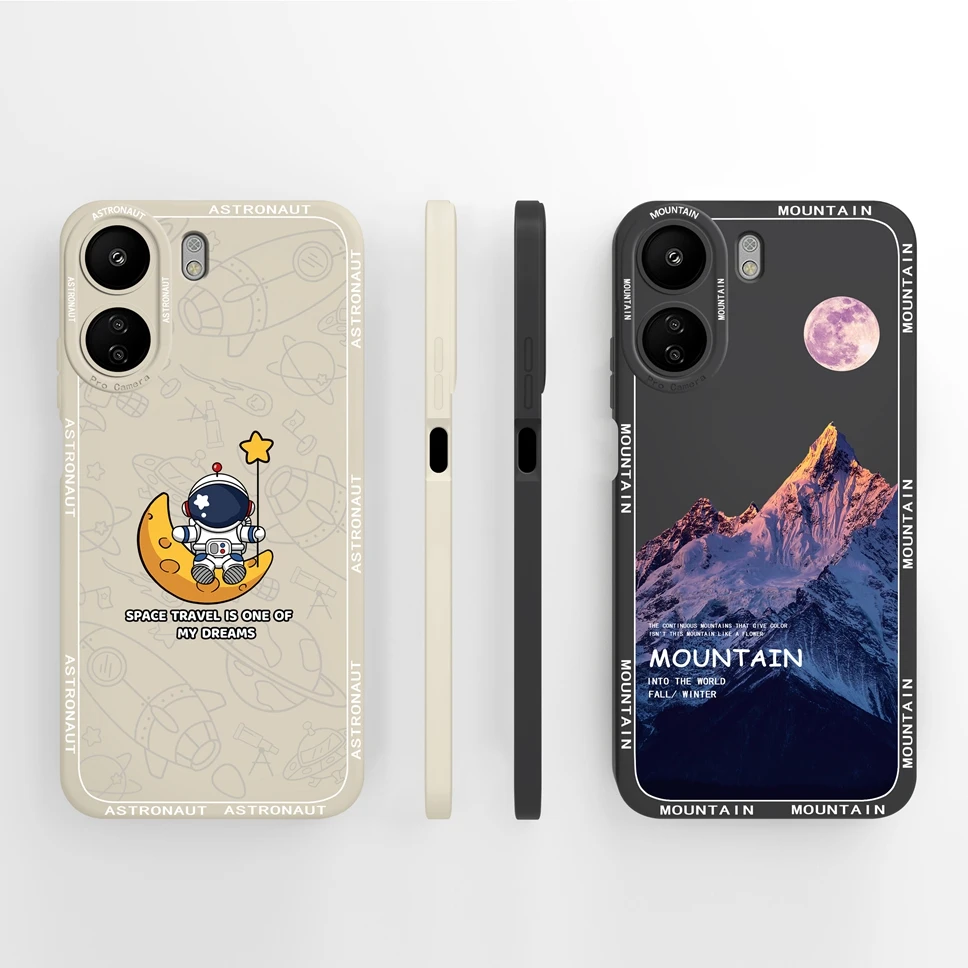 Lovely Girl Smooth Liquid Protective Back Cover s Shell Bumper