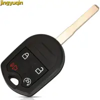 Jingyuqin Remote Car Key Shell 3/4/5 BTN Fob สำหรับ Ford Edge Explorer Ranger Expedition Mustang Escape Taurus Mazda tribute 6