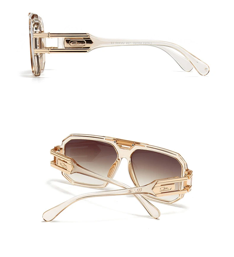 56478 Mode Männer Sonnenbrille Frauen 2023 Vintage Luxus Marke Designer Übergroßen Brillen Männlich Shades Uv400 Fahren Gläser – Detail 19