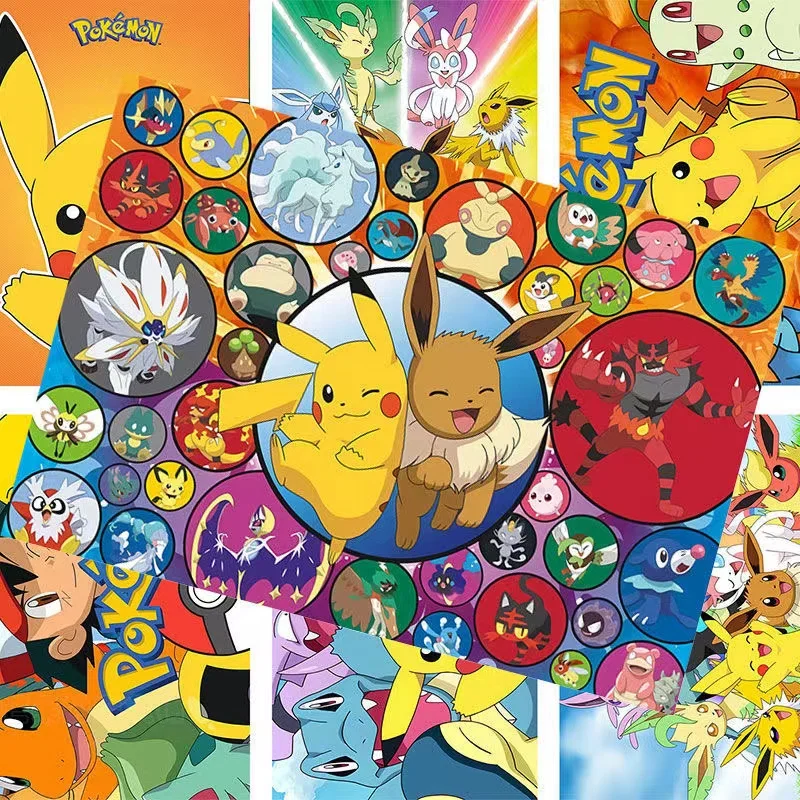 Pokemon anime cartaz dos desenhos animados papel de parede