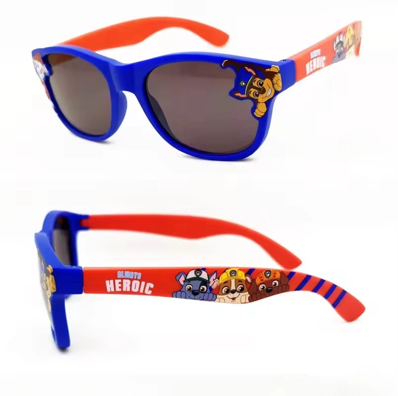 משקפי שמש לילדים Paw Patrol קרטון Marshall Chase הגנה מפני השמש בחוץ משקפי שמש אופנתיים לבנים ובנות מתנות