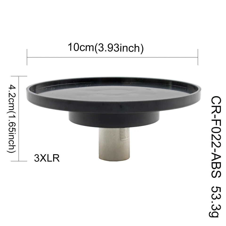 Sex Toy Fredorch Sex Machine Attachment 3.8'' Black Suction Cup Adapter 3XLR Connector for Sex Machine Love Dildo Holder
