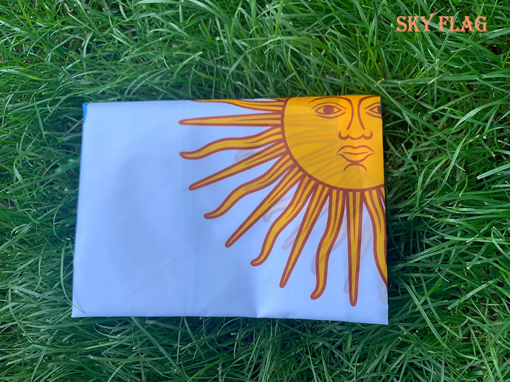 SKY FLAG Argentina Flag 90x150cm hanging polyester standard Argentine National… - Image 6