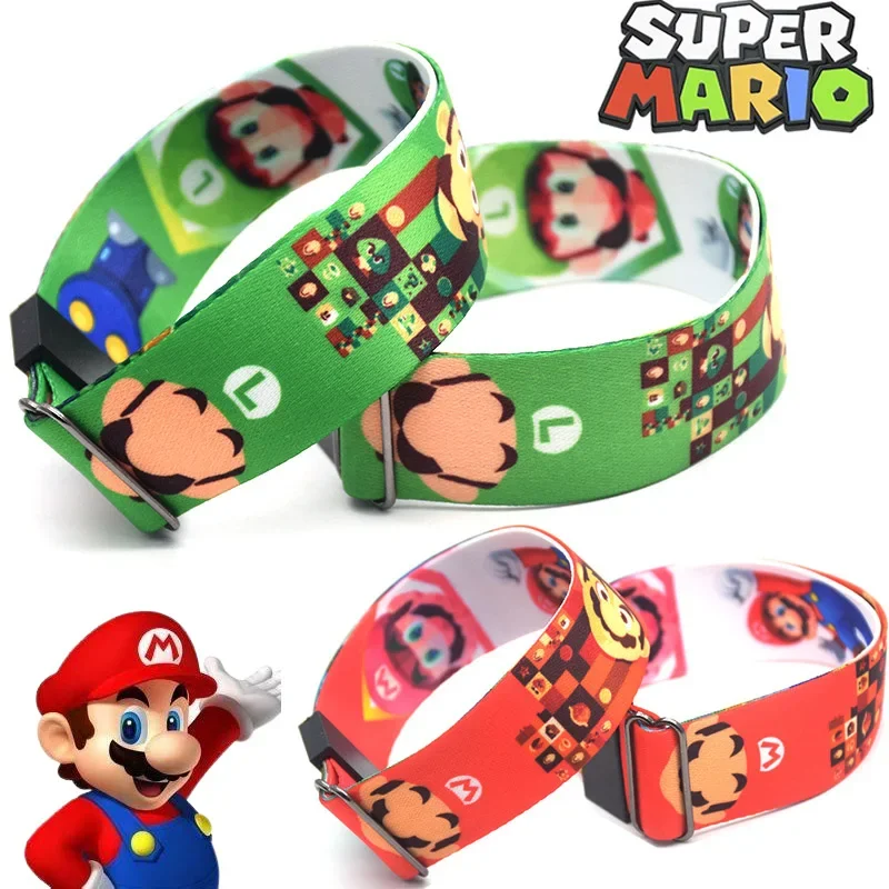 Gioco Super Mario Bros Simpatico Cartone Animato Colorato Intrecciato Corda Corda Braccialetto Donna Uomo Braccialetto Regolabile Braccialetto Gioiell