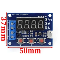 Battery Tester LED Digital Display 18650 Lithium Battery Power Supply Test Resistance Lead-acid Capacity Discharge Meter ZB2L3 2