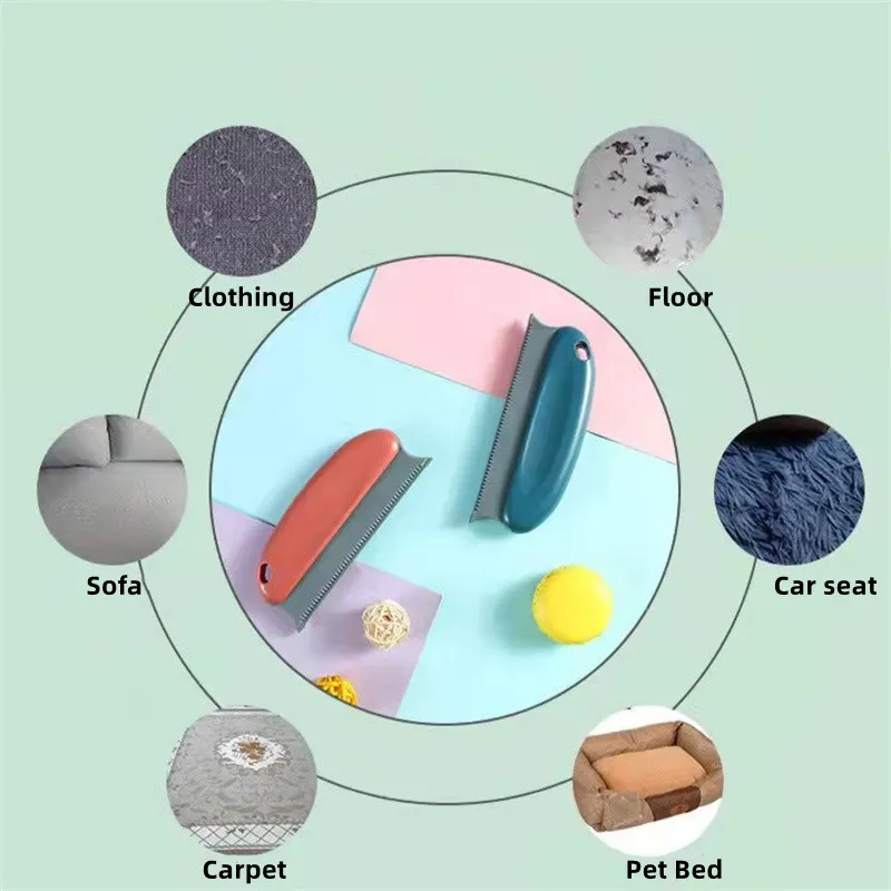 Hair Remover Pet Hair Remover Brush Cleaning Brush Sofa Fuzz Fabric Dust Removal Pet Cat Dog Portable Multifunctional Household Fur Remover