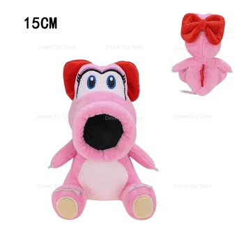New Mario Bros Plush Birdo Pink Anime Cartoon Soft Stuffed Plush Toys Dolls For Children Birthday Christmas Gifts 15CM