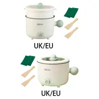 Mini Hot Pot Nonstick Electric Cooker 2 Gear Stainless Steel Multifunctional Ramen Cooker for Steak Cooking Ramen Dumpling Soup 1