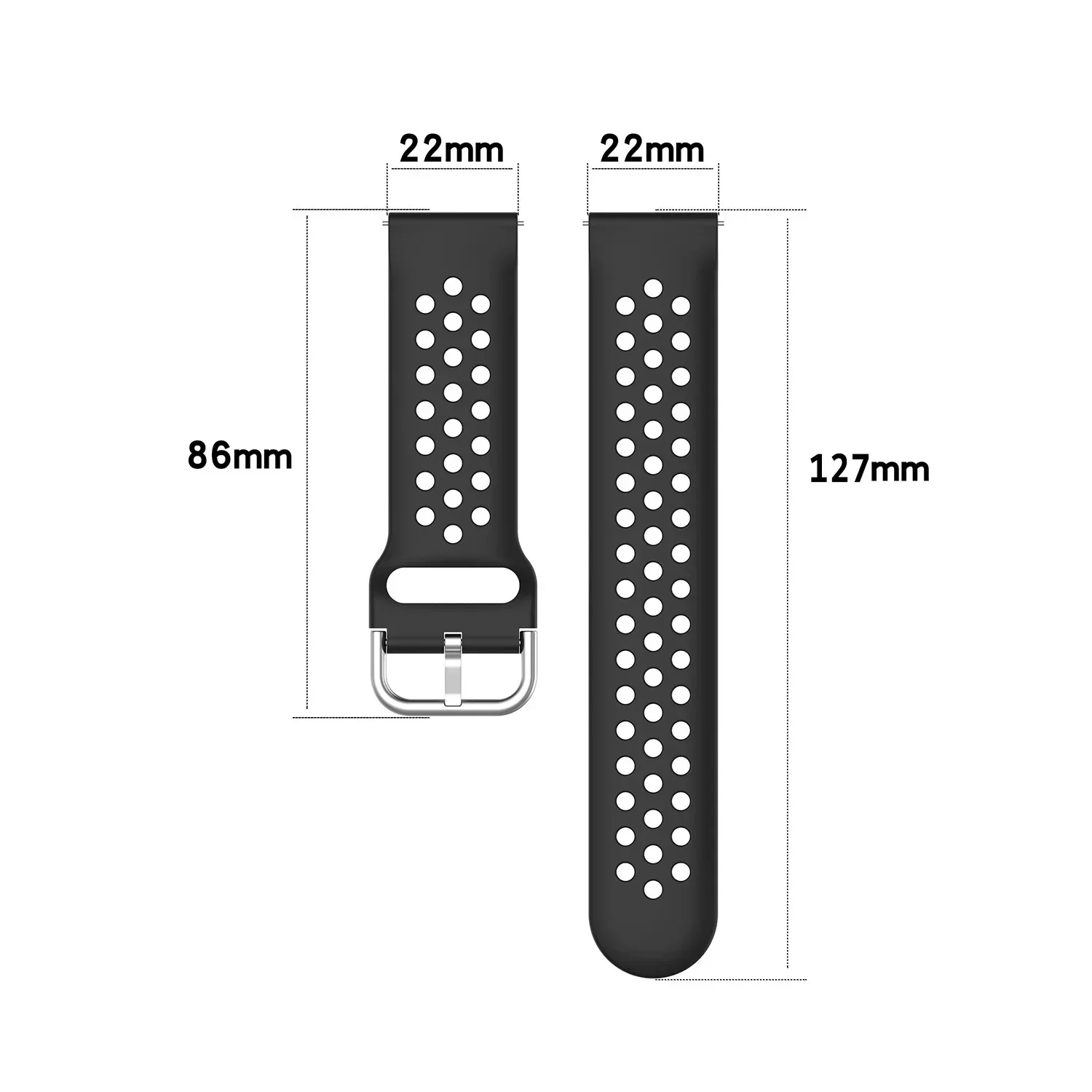 22mm Smart Watch Band for Huawei Watch GT 2 3 Runner 46mm Wrist Straps for Huawei GT2 Pro/GT2e/Buds/ Magic 2 46mm Watch Bracelet