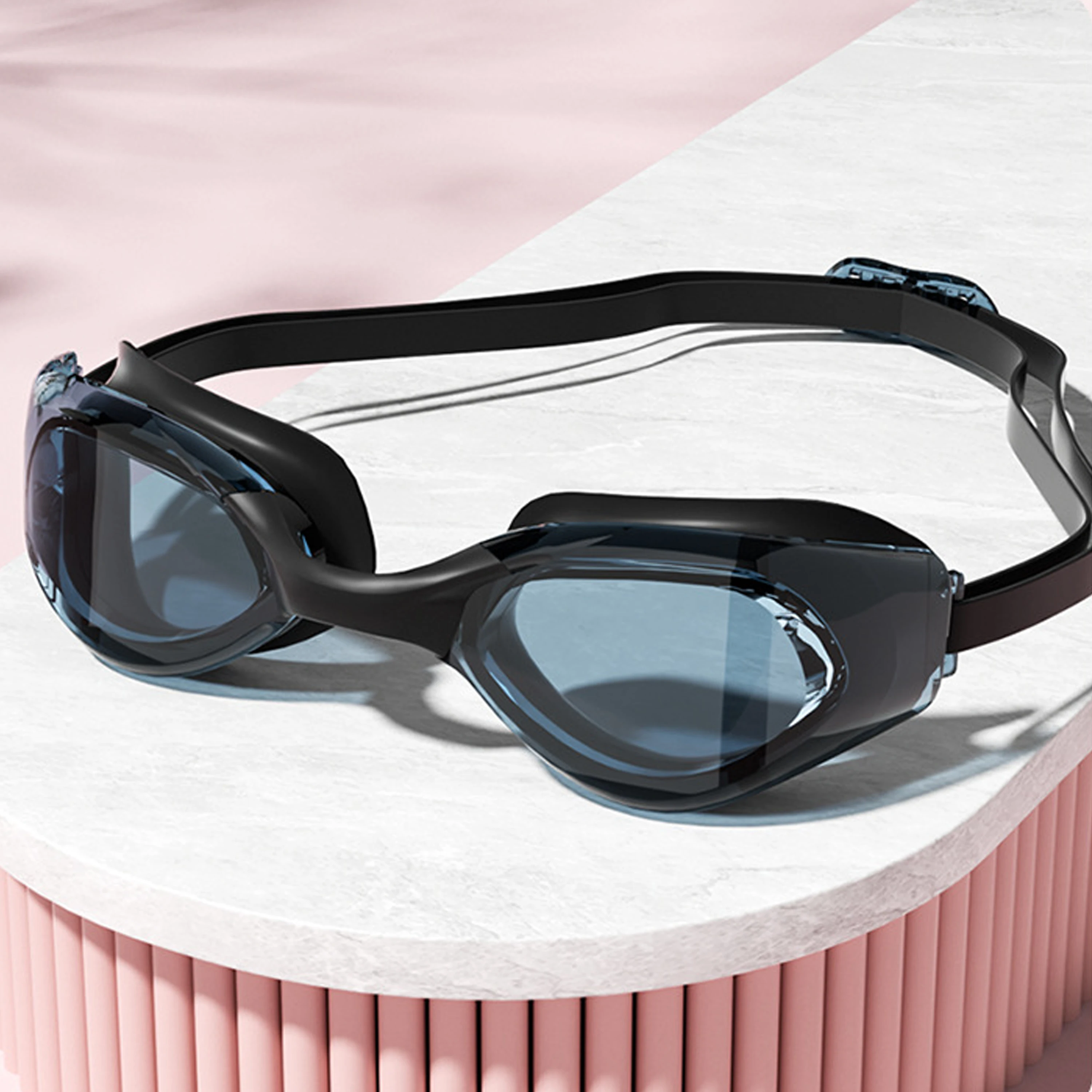 Hd Swimming Goggles For Adults, Anti Fog Electroplated Swimming Goggles, Eye Protection, Small Frame Waterproof Goggles