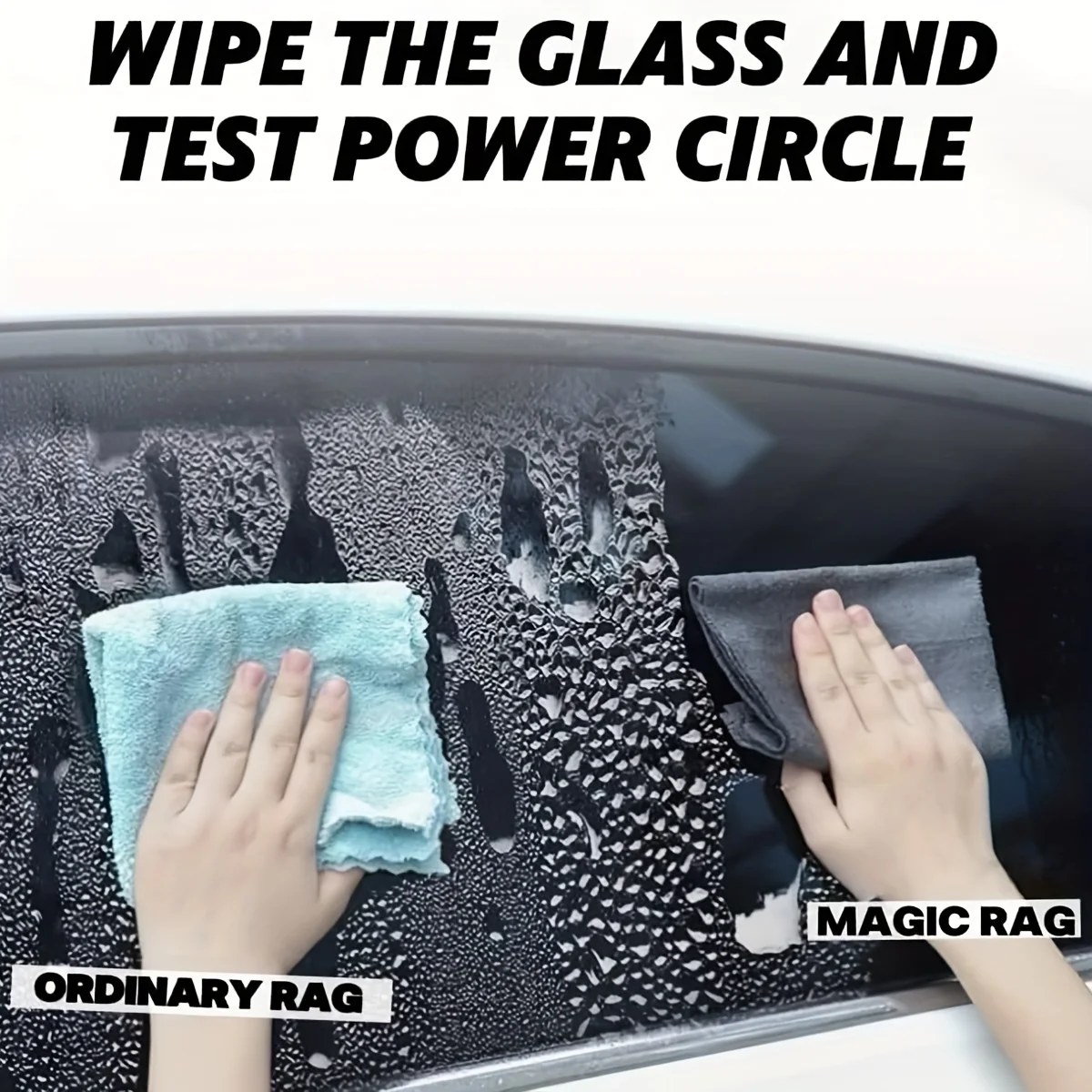 5pcs Traceless Multifunctional Magic Cloth, Thickened Absorbent and Shed-Resistant, Suitable for Smooth Mirror Vessels