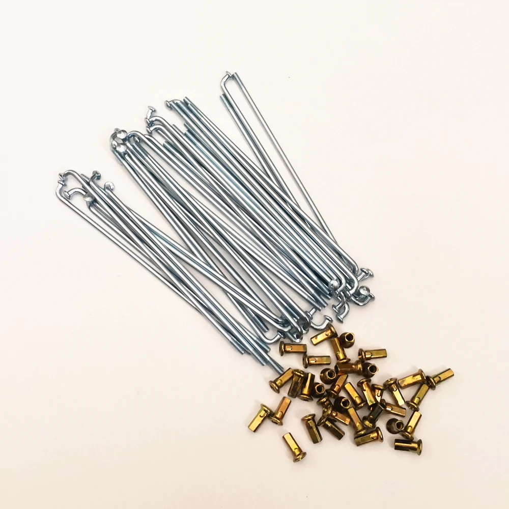 36 lot 8G 9K Bicycle Spoke Diameter 3.2 3.5 4.0mm*125 235mm Off road Motorcycle Spoke E bicycle