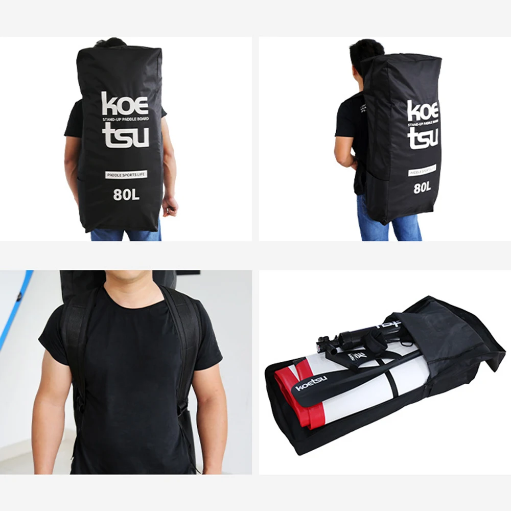 Paddle Board Backpack for Inflatable Paddleboard SUP Stand Up Board Carrying Bag 80L/105L paddle board bag storage bag