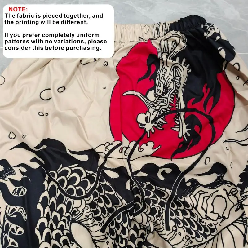Unisex Anime Dragon Print Haori Yukata – Summer Kimono Cardigan