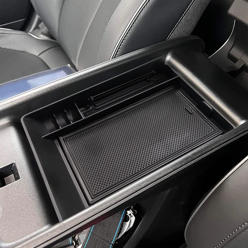

Car Center Console Organizer For Hyundai Ioniq 5 2022 2023 Accessories Armrest Box Glove Secondary Storage Insert Tray with Coin