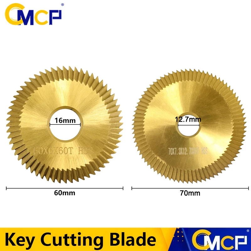 Locksmith Tools CMCP Saw Blade HSS 60mm/70mm Key Copy Machine Blade For Duplication Key Machine Milling Cutter Cutting Disc locksmith extractor tools lock repair tool lock pick set locksmith tools lock pick tools end milling cutter milling cutter