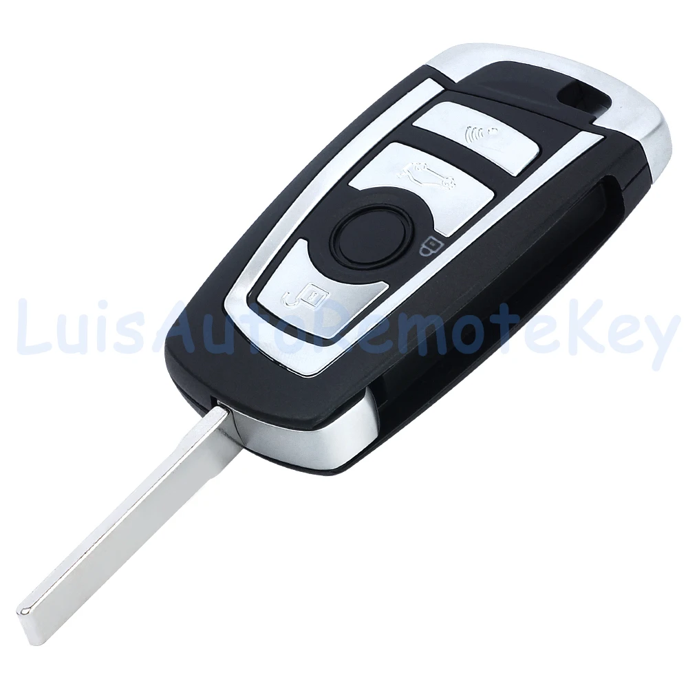 Enhanced Universal Flip Remote Car Key Fob with Multi-Frequency ID46 Chip