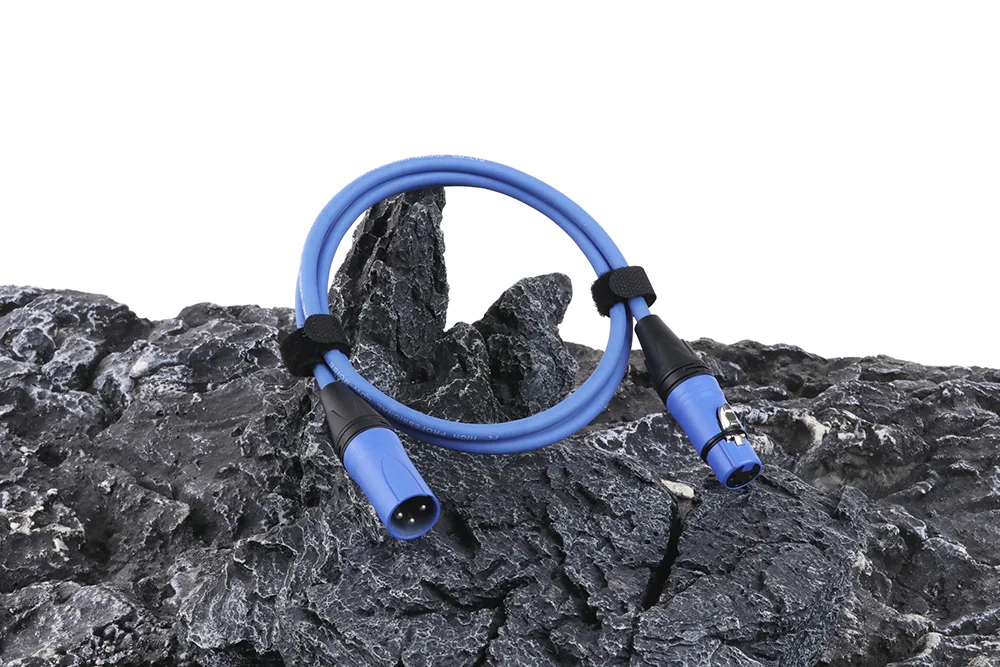 XLR-Kabel, 3-poliger Stecker auf Buchse, Kanonen-Mikrofonleitung für Pro-Aufnahmen, Verlängerungskabel, symmetrischer XLR-Mixer, Lautsprecher, Verstärker, Live – Detail 8