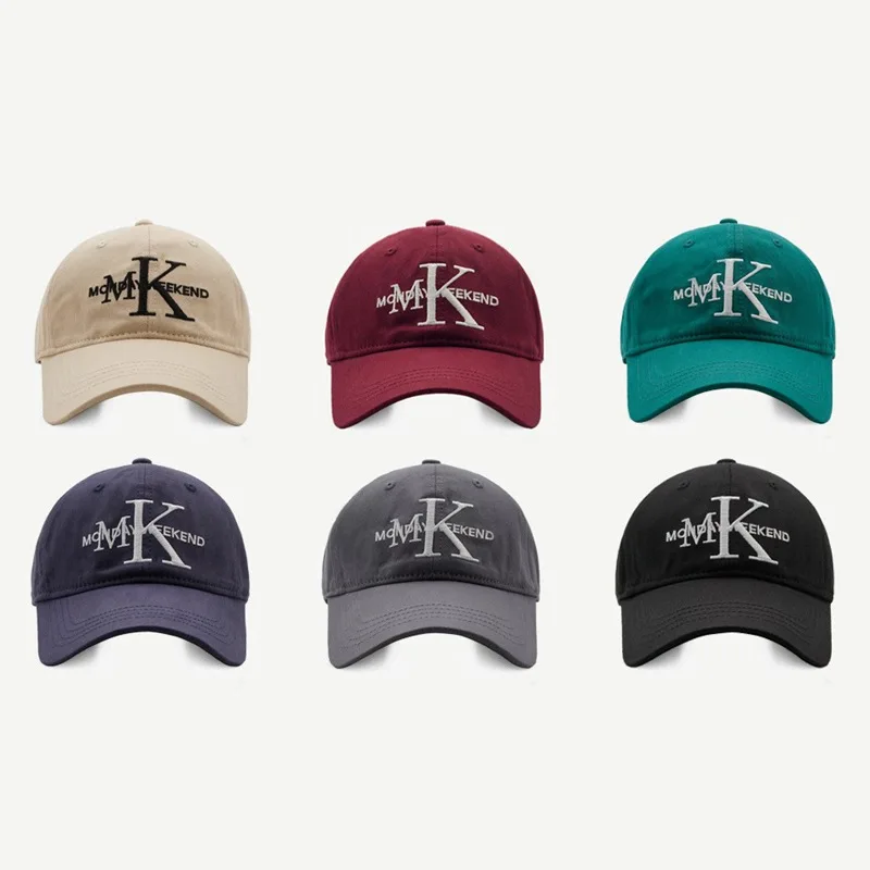 

Hot Ins Snapback Caps Women Men Soft Top Baseball Cap Summer Trucker Hat Cotton Embroidery MK Fashion Hip Hop Outdoor Sun Hats