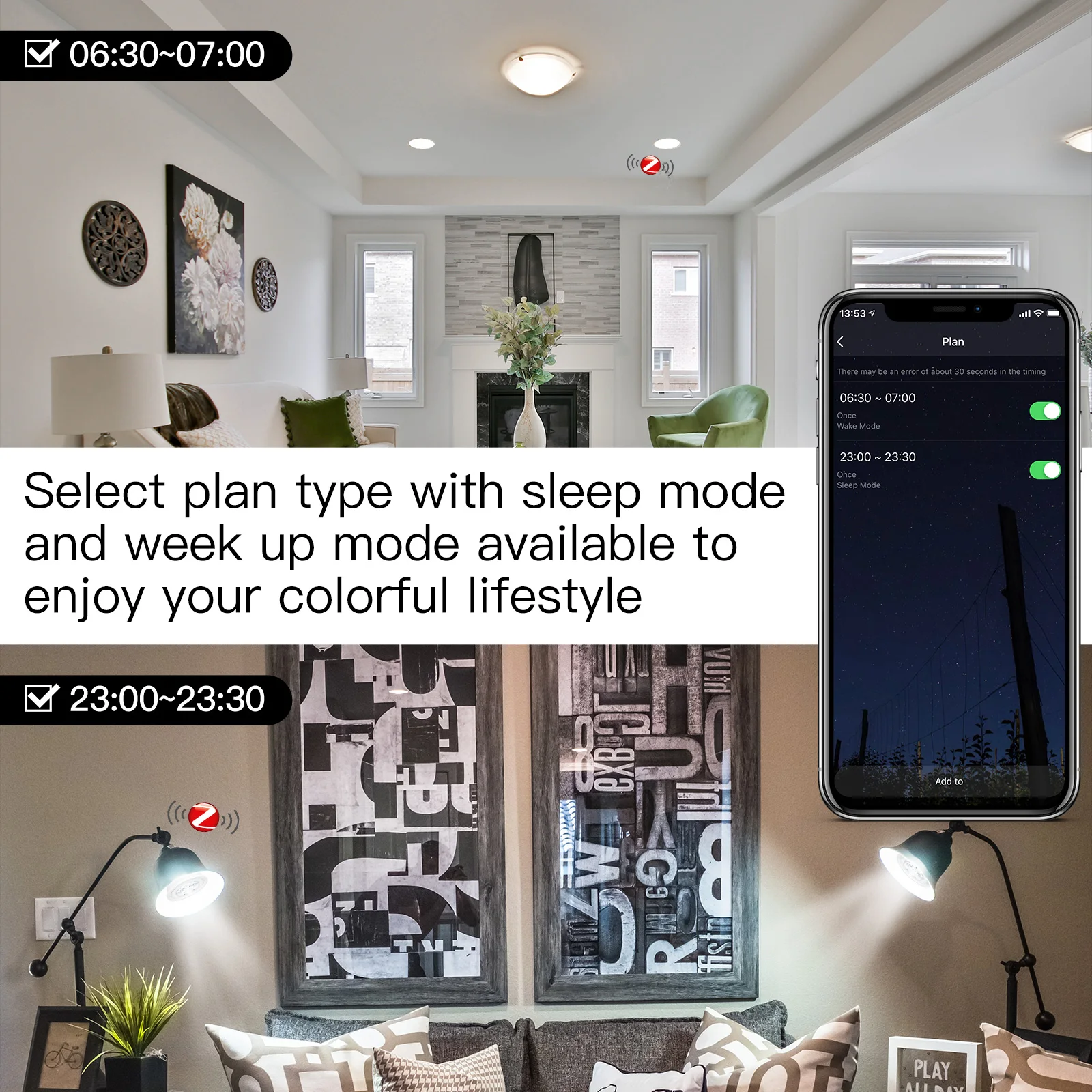 Spot LED Intelligent MOES ZigBee - 6W, RGB + Blanc, Dimmable, Commande Vocale Alexa/Google