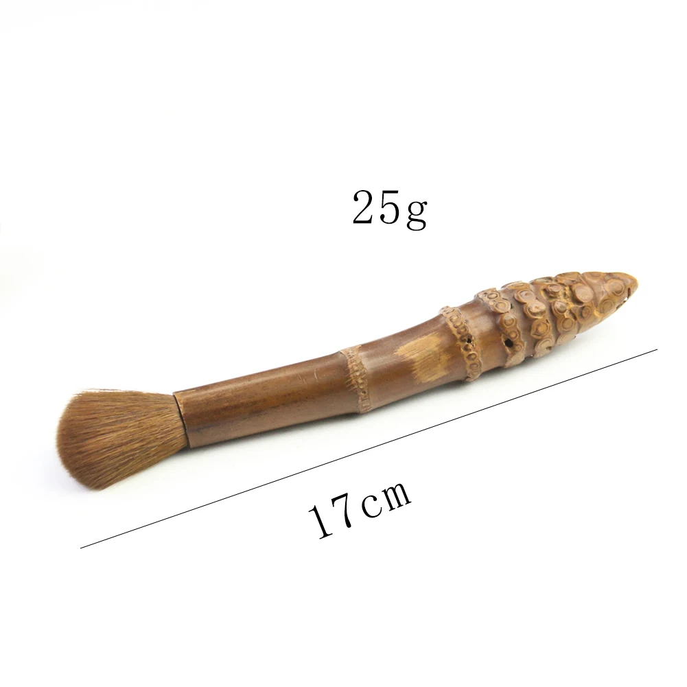 Natural Bamboo Root Tea Ceremony Accessories Teapot Brush Cleaning Tools Bamboo Crafts Zen Tea Table Decoration tea cleaning brush